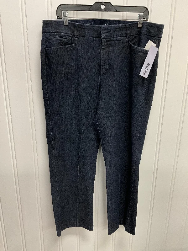 Flexible Stretch Men's JeansJeans Straight By Jm Collections In Blue Denim, Size:16