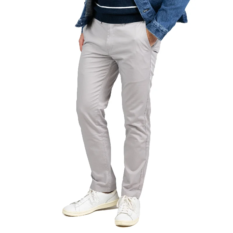 Men's Skinny Jeans for a Trendy LookLightweight Stretch Chinos Standard Fit - Grey