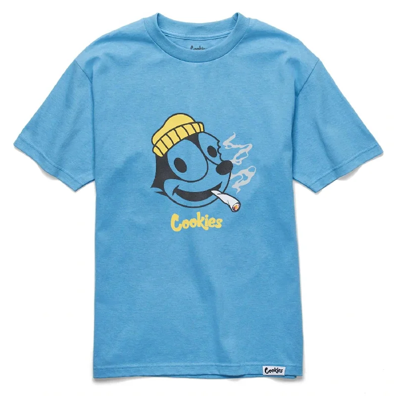 Men's Shirts with Single-Breasted DesignsMen's Nostalgic T-Shirt In Carolina Blue