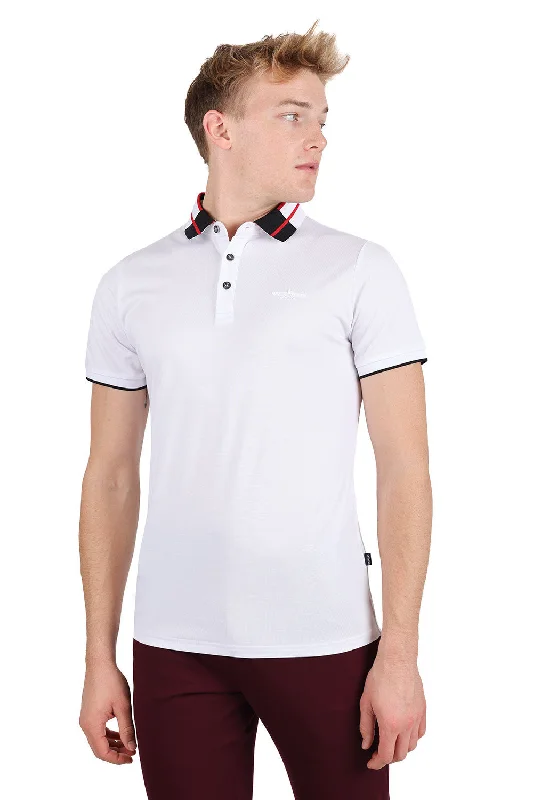 Breathable Men's Mesh TopsMARQUE Polo Shirt 2