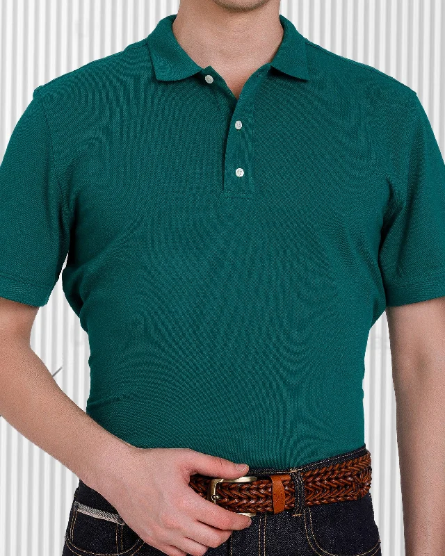 Men's Long-Sleeved ShirtsRacing Green Polo