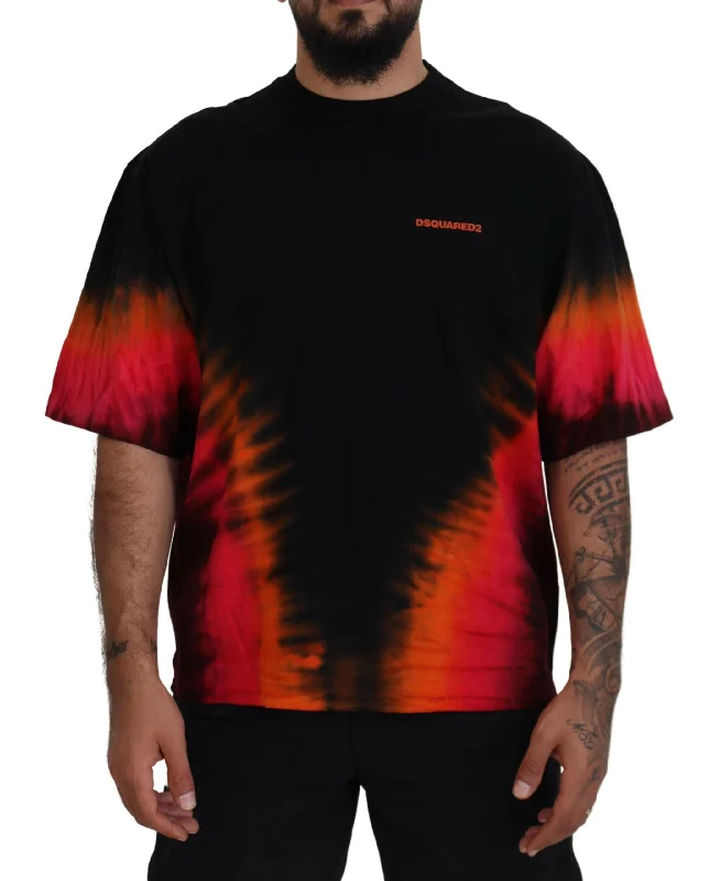 Men's Shirts with Contrast StitchingDsqua² Cotton Short Sleeves Crewneck Men's T-shirt Men's Shirts with Contrast StitchingDsqua² Cotton Short Sleeves Crewneck Men's T-shirt
