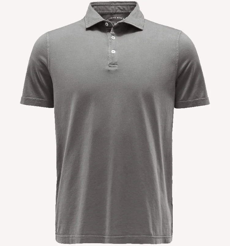 Durable Men's Work ShirtsFedeli Zero Polo in Charcoal