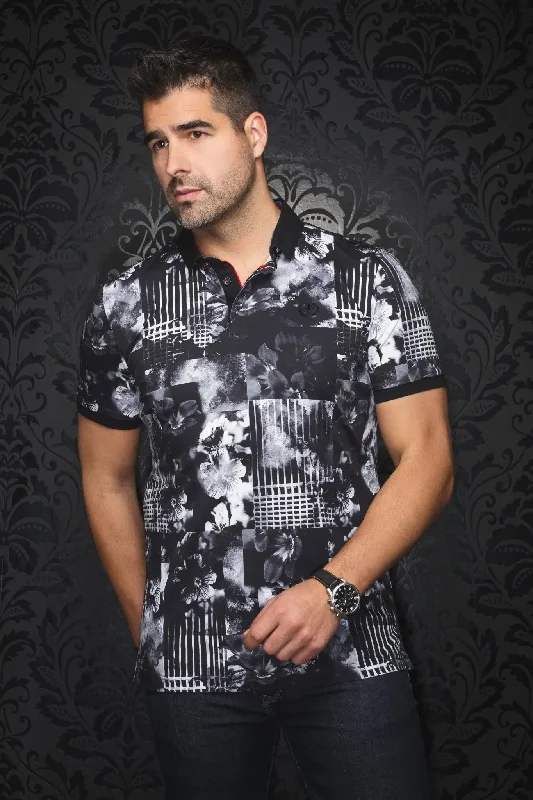 Stylish Men's HenleysAU NOIR | Polo | Brandt Black