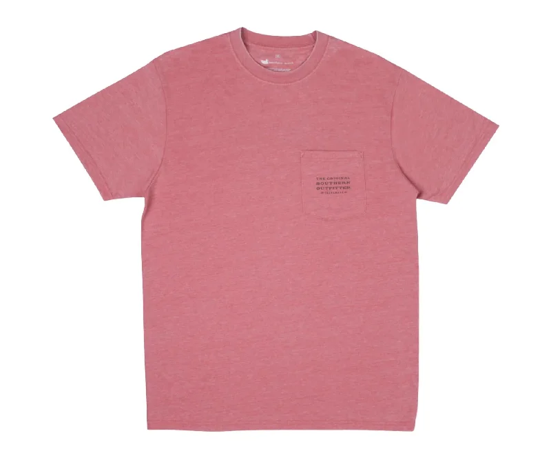 Men's Sleeveless TopsUnisex Seawash Onward Bound Short Sleeve Tee In Rhubarb
