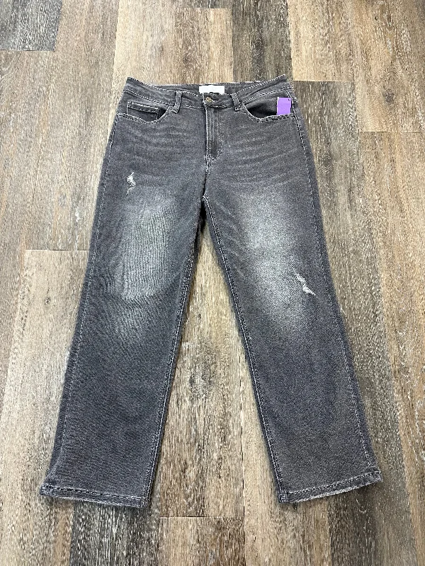 Wide-Leg Men's JeansJeans Straight By Vervet In Grey Denim, Size: 10