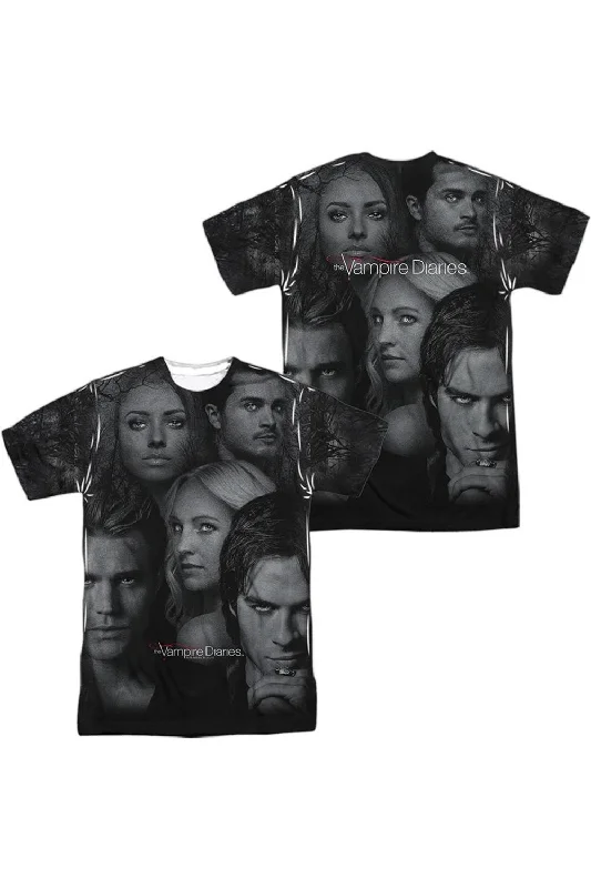 Men's Tailored Shirts for a Professional AppearanceVampire Diaries In The Woods (Front/Back Print) Short Sleeve Adult Poly Crew Tee / T-Shirt Men's Tailored Shirts for a Professional AppearanceVampire Diaries In The Woods (Front/Back Print) Short Sleeve Adult Poly Crew Tee / T-Shirt