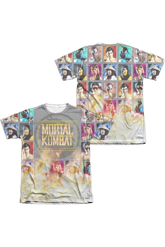 Men's Long-Sleeved ShirtsMortal Kombat Klassic Choose Your Fighter (Front/Back Print) Adult Poly/Cotton Short Sleeve Tee / T-Shirt Men's Long-Sleeved ShirtsMortal Kombat Klassic Choose Your Fighter (Front/Back Print) Adult Poly/Cotton Short Sleeve Tee / T-Shirt