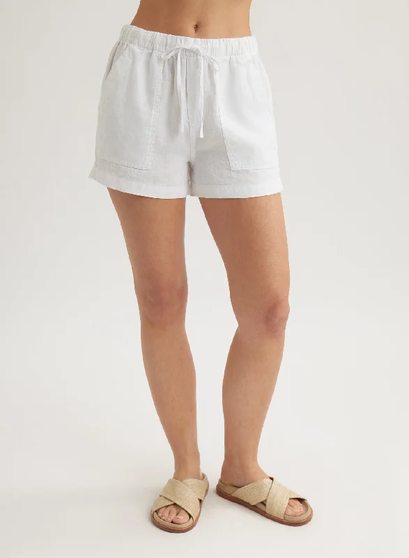 Comfortable Men's JoggersPocket Short - White