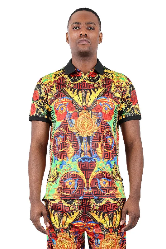 Men's Shirts with Single-Breasted DesignsCraze Grace Polo Shirt