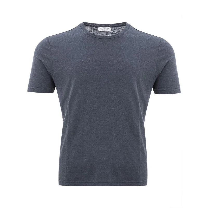 Men's Shirts with Spread CollarsGran Sasso Gran Sasso Elegant  Cotton Men's T-Shirt