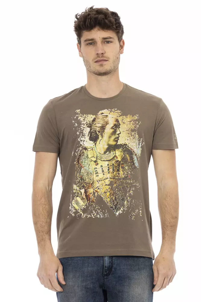 Men's Shirts with UV ProtectionTrussardi Action  Cotton Men Men's T-Shirt