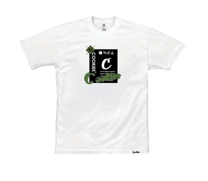 Men's Shirts with Zippered PocketsMen's Key Largo Short Sleeve Tee In White Olive