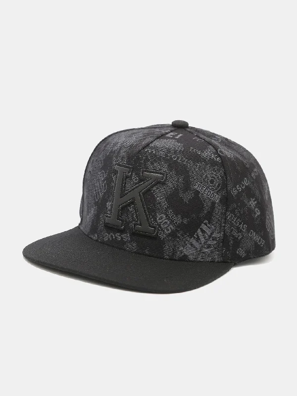 Stylish Baseball Hats for MenHip Hop Letter K R W Embroidery Baseball Cap