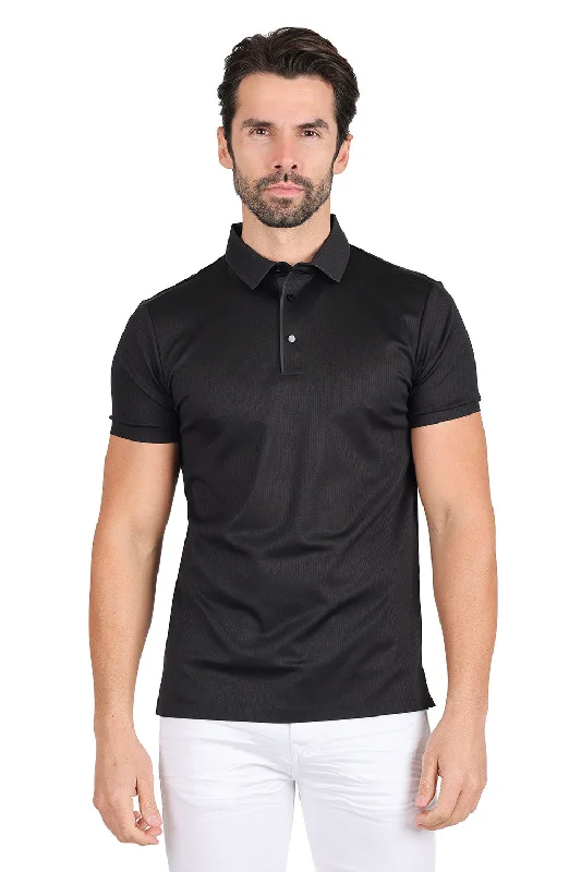 Men's Shirts with Drawstring WaistbandsSoft Charms Polo Shirt