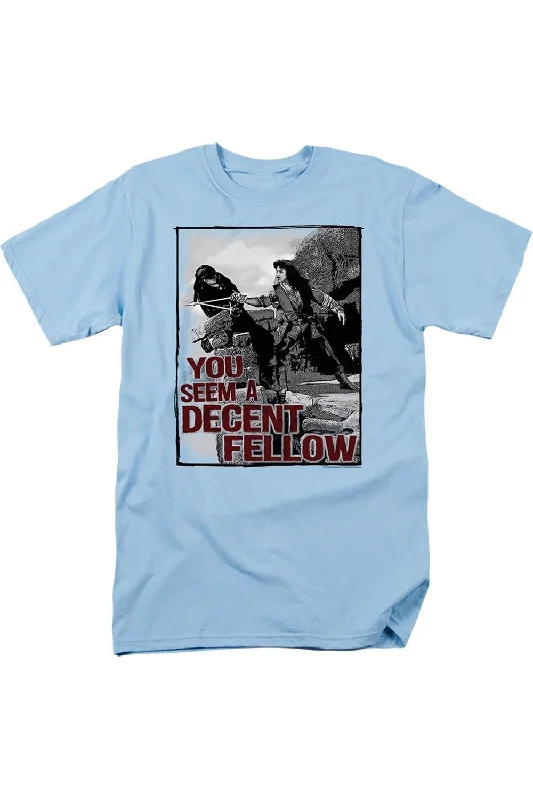 Men's Shirts with Adjustable HemlinesPrincess Bride Fellow Short Sleeve Adult Tee / T-Shirt Men's Shirts with Adjustable HemlinesPrincess Bride Fellow Short Sleeve Adult Tee / T-Shirt