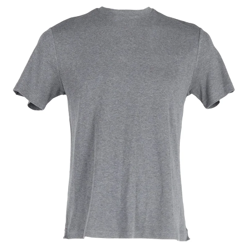 Men's Shirts with Zippered PocketsLoro Piana T-Shirt in Grey Cotton