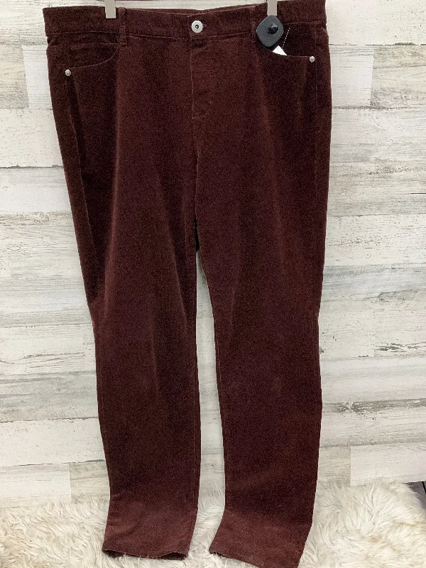 Men's Skinny Jeans with Stretch FabricJeans Straight By J. Jill In Red, Size: 12