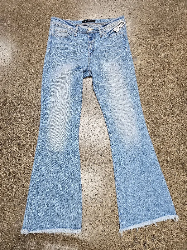 Men's Jeans Made in USAJeans Flared By Flying Monkey In Blue Denim, Size:6