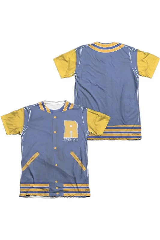 Men's Shirts for HikingRiverdale Varsity Jacket (Front/Back Print) Adult Poly/Cotton Short Sleeve Tee / T-Shirt Men's Shirts for HikingRiverdale Varsity Jacket (Front/Back Print) Adult Poly/Cotton Short Sleeve Tee / T-Shirt