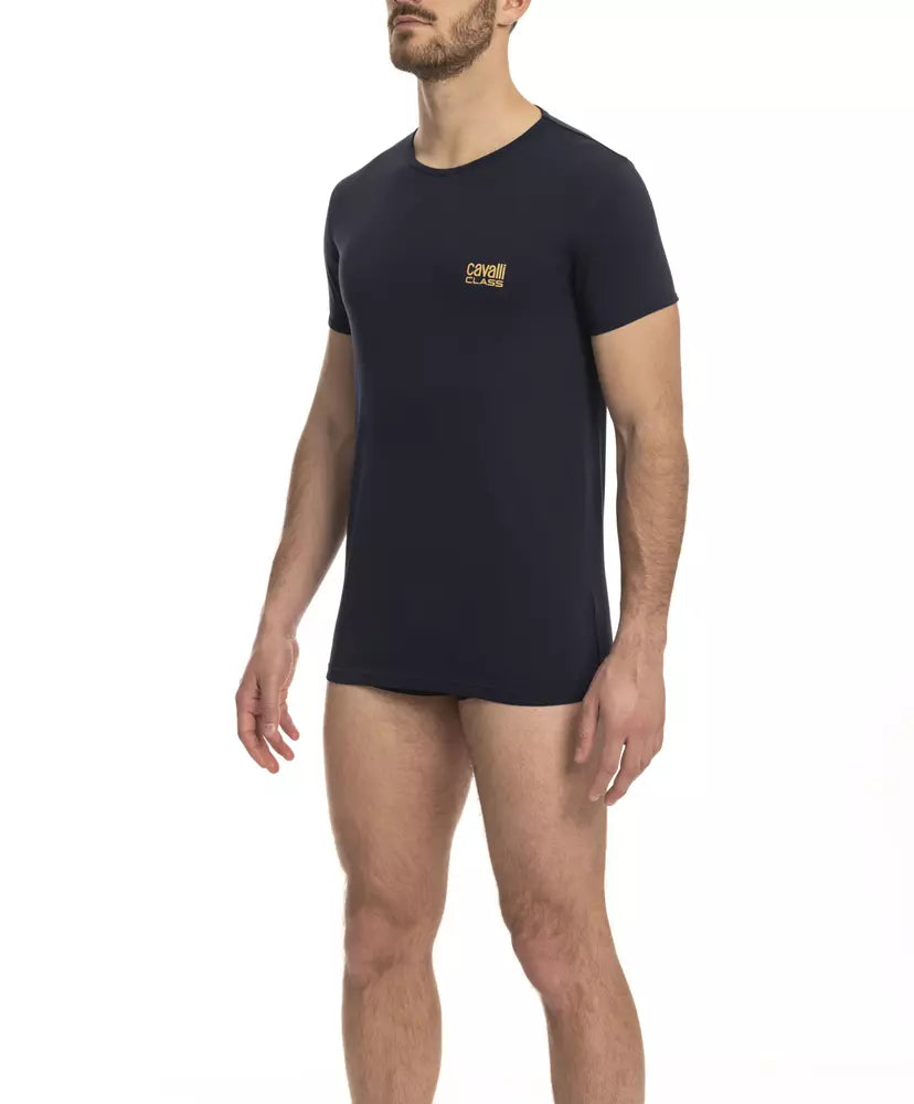 Men's Sleeveless TopsCavalli Class  Cotton Men Men's T-Shirt