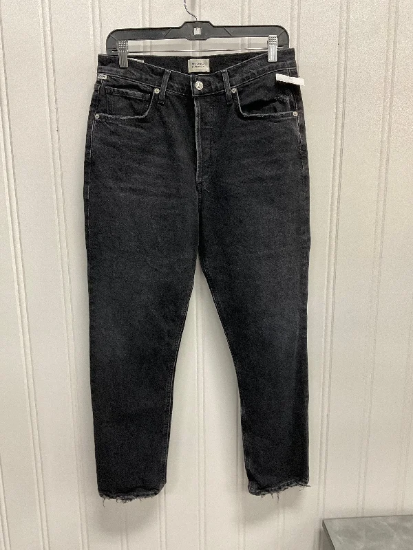 Slim-Fit Men's JeansJeans Cropped By Citizens Of Humanity In Black, Size: 8
