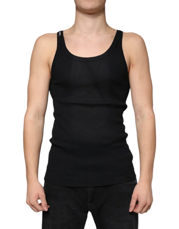 Men's Long-Sleeved ShirtsDolce & Gabbana  Marcello Tank Sleeveless Men's T-shirt (Pre-Owned)