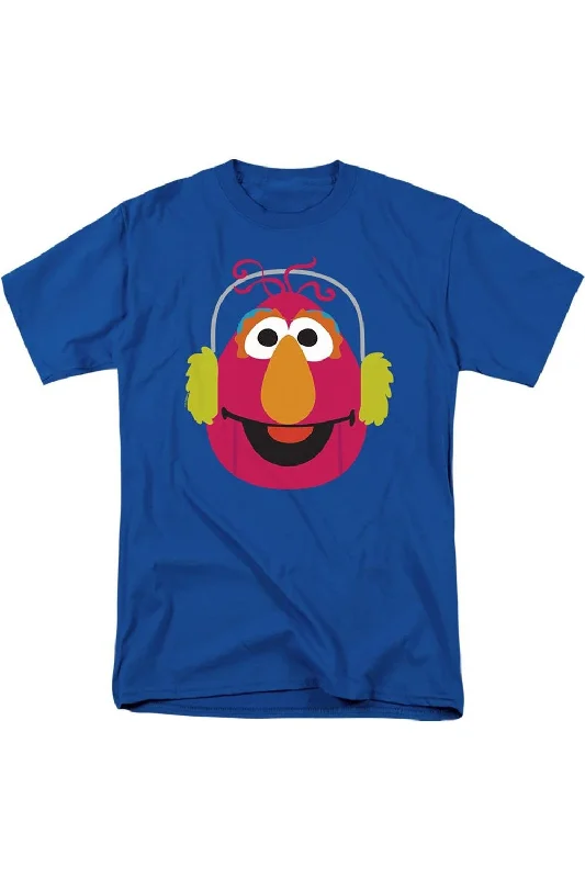 Men's Shirts with Embellished HemlinesSesame Street Christmas Nutcracker Telly Monster Short Sleeve Adult Tee / T-Shirt Men's Shirts with Embellished HemlinesSesame Street Christmas Nutcracker Telly Monster Short Sleeve Adult Tee / T-Shirt