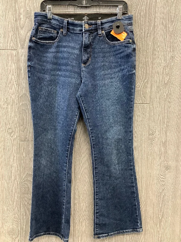 High-Quality Ripped Men's JeansJeans Flared By St Johns Bay In Blue, Size: 10p