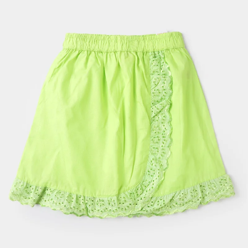 Men's Straight-Leg Jeans for a Classic FitGirls Skirt Woven Tulip - Sharp Green