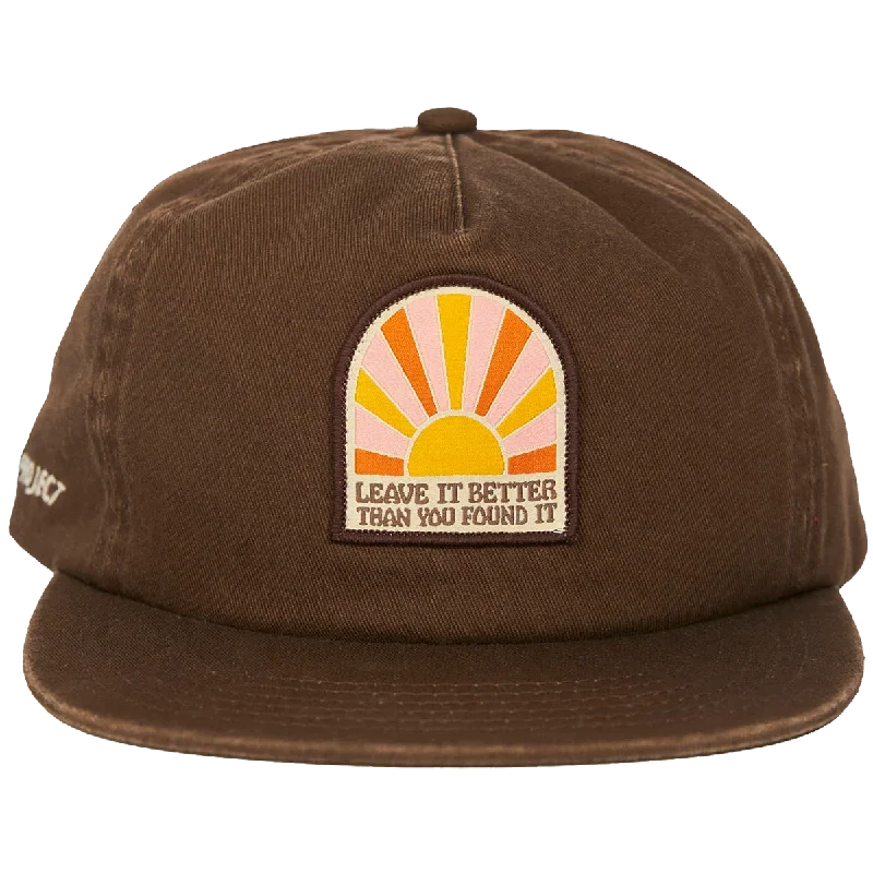 Designer Fedora HatsLeave it Better Sunrise Patch Hat