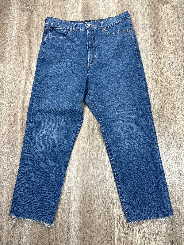 Oversized Men's JeansJeans Boyfriend By Express In Blue Denim, Size: 14