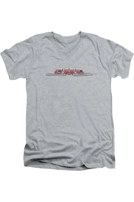 Men's Shirts for FishingGmc Chrome Logo Short Sleeve Adult V Neck Premium Cotton Tee / T-Shirt Men's Shirts for FishingGmc Chrome Logo Short Sleeve Adult V Neck Premium Cotton Tee / T-Shirt