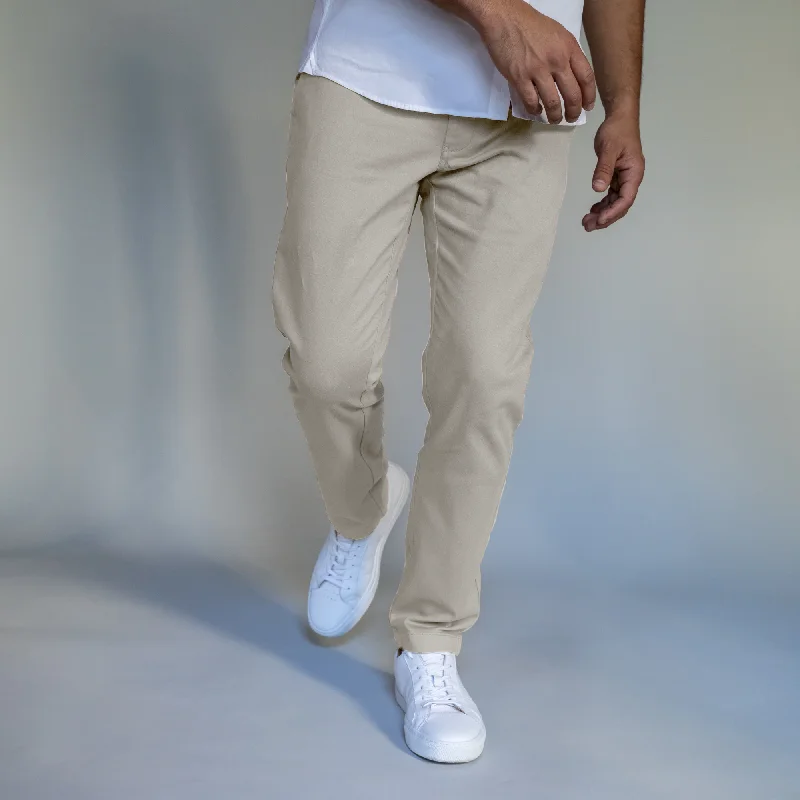 Men's Unique and Designer Bottom Wear for a Statement LookStretch Chinos Standard Fit - Grey