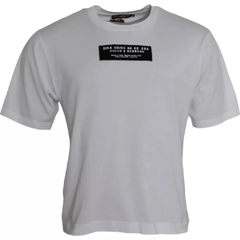 Comfortable Men's Polo ShirtsDolce & Gabbana Cotton DG Applique Men Casual Men's T-shirt Comfortable Men's Polo ShirtsDolce & Gabbana Cotton DG Applique Men Casual Men's T-shirt