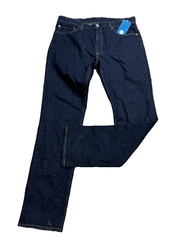 Modern Men's JeansJeans Straight By Levis In Blue Denim, Size: 18
