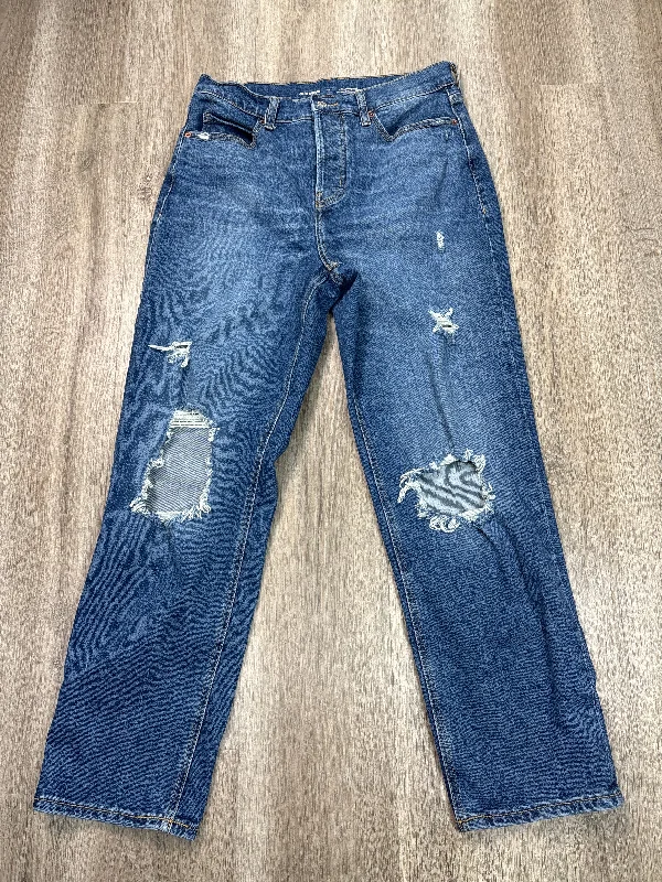 Mid-Waisted Men's JeansJeans Straight By Old Navy In Blue Denim, Size: 10