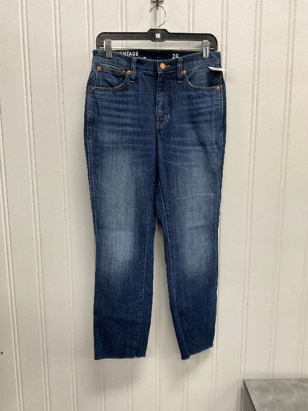 Rip and Tear Men's JeansJeans Straight By J. Crew In Blue Denim, Size: 6
