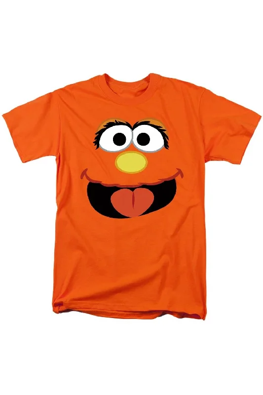 Lightweight Men's Linen ShirtsSesame Street Murray Face Short Sleeve Adult Tee / T-Shirt Lightweight Men's Linen ShirtsSesame Street Murray Face Short Sleeve Adult Tee / T-Shirt