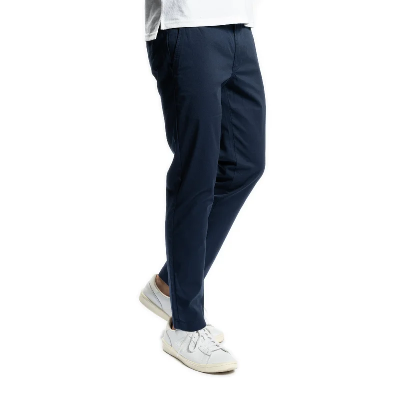Men's Patterned Pants with Camouflage PrintsLightweight Stretch Chinos Slim Fit - Navy Men's Patterned Pants with Camouflage PrintsLightweight Stretch Chinos Slim Fit - Navy