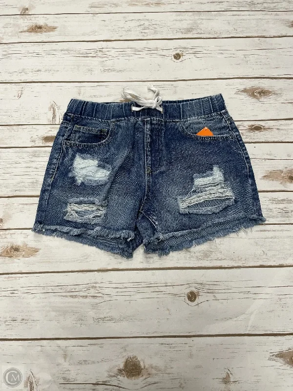 Men's Elastic-Waisted Pants for Easy MovementShorts By Ymi In Blue Denim, Size: S