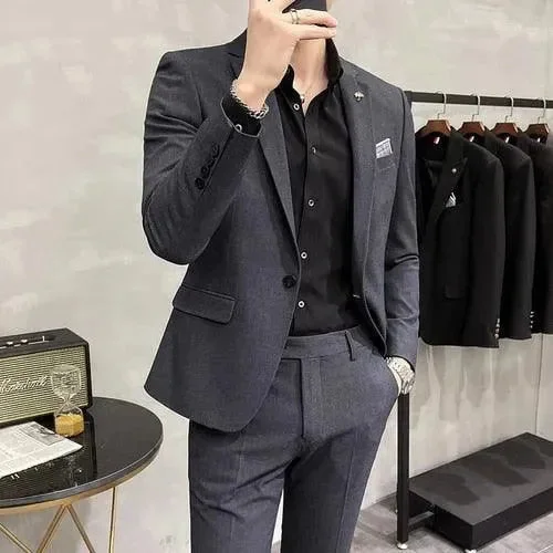 Dark Grey 1-Button