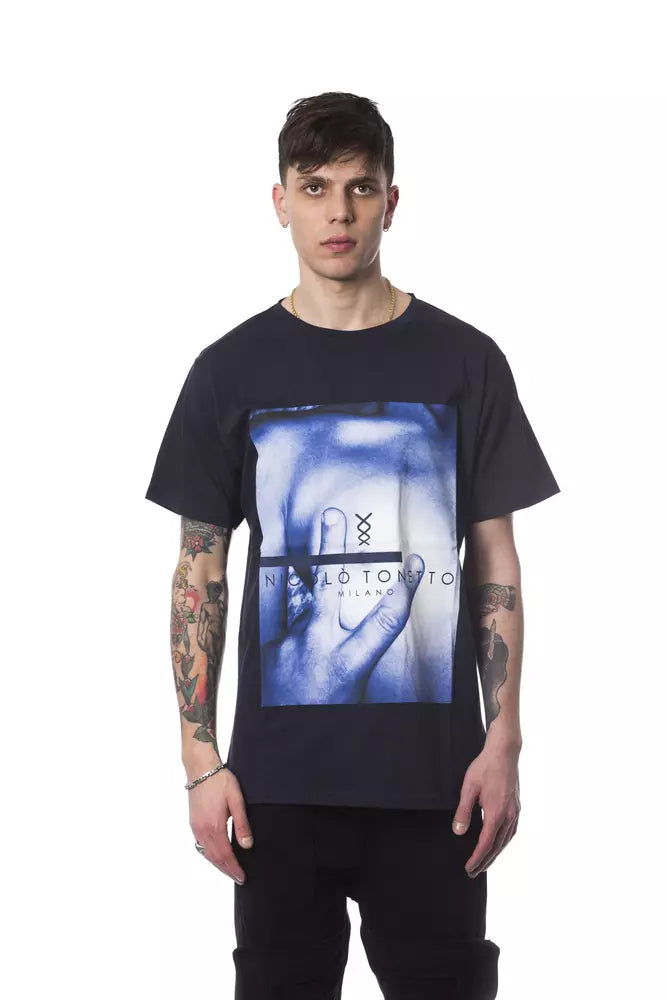 Men's Shirts for HikingNicolo Tonetto  Cotton Men Men's T-Shirt