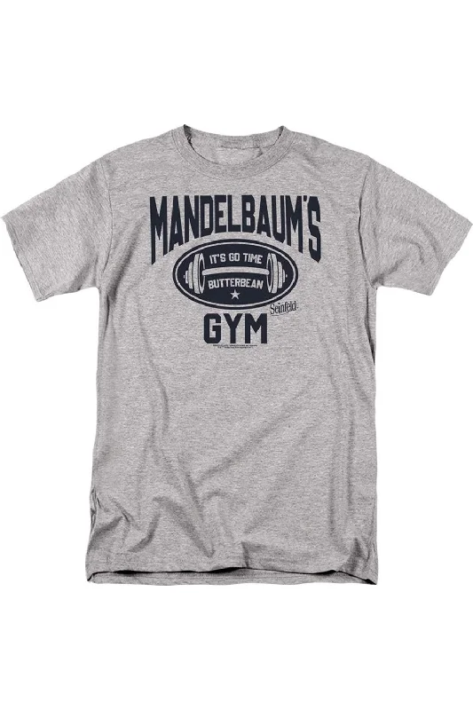 Men's Shirts with Single-Breasted DesignsSeinfeld Madelbaum´s Gym Short Sleeve Adult Tee / T-Shirt Men's Shirts with Single-Breasted DesignsSeinfeld Madelbaum´s Gym Short Sleeve Adult Tee / T-Shirt