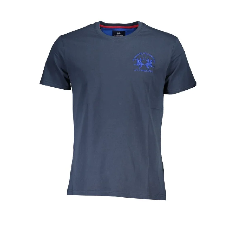 Men's Shirts with Elastic WaistbandsLa Martina Elegant Short Sleeve Crew Neck Men's T-Shirt Men's Shirts with Elastic WaistbandsLa Martina Elegant Short Sleeve Crew Neck Men's T-Shirt