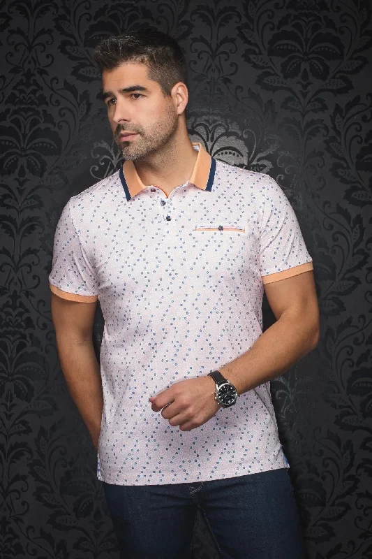 Men's Shirts with Graphic SleevesAU NOIR | Polo | Brylee Orange