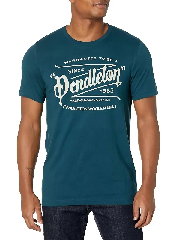 Men's Shirts for HikingMen's Archive Logo Graphic Tee In Atlantic