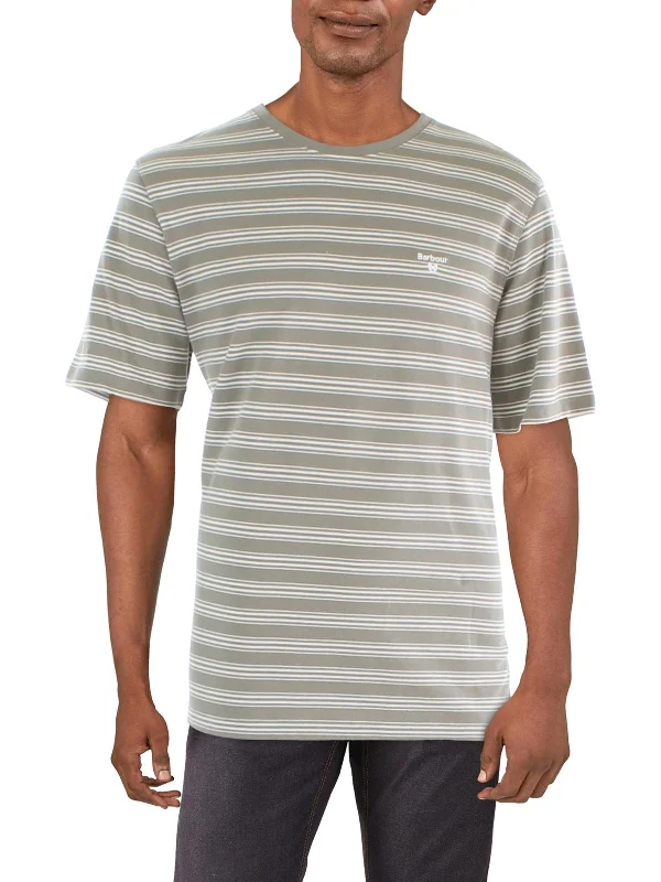 Men's Shirts with Mock NecksSherburn Mens Striped Knit T-Shirt
