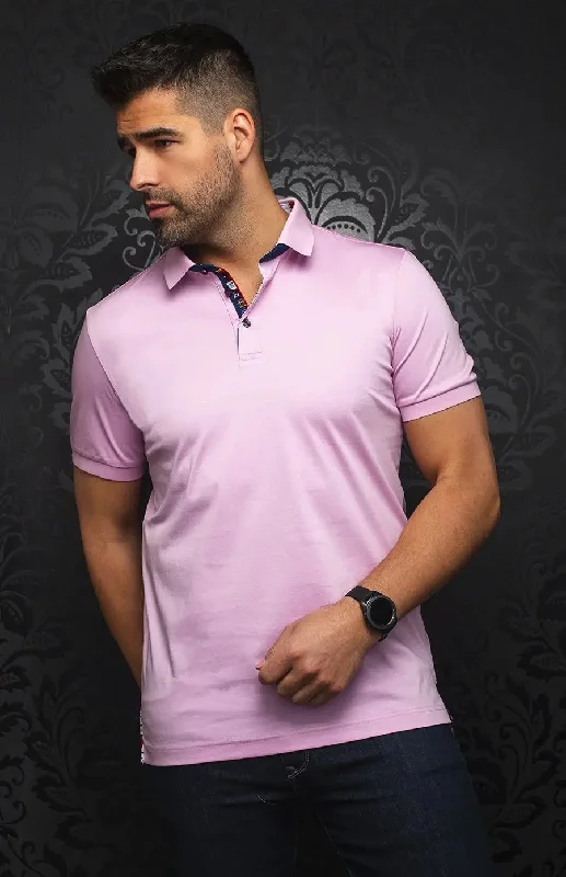 Elegant Men's Dress ShirtsAU NOIR | Polo | Eagle Pink