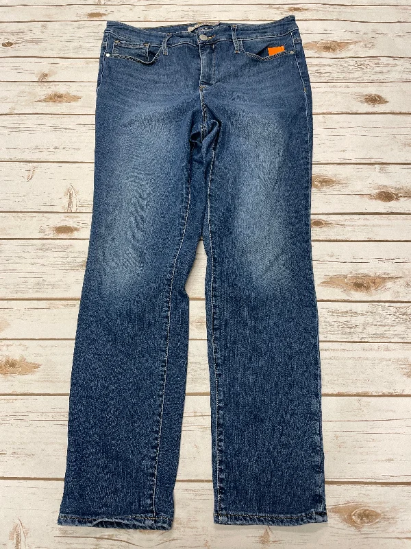 Men's Tapered JeansJeans Straight By Athleta In Blue Denim, Size: 14